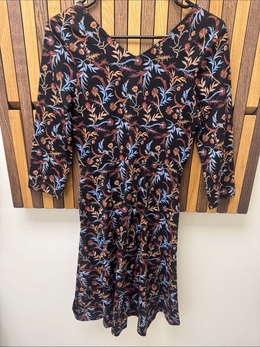 NWOT Pact Fit & Flare Floral Party Midi Dress, size XS - Picture 6 of 6
